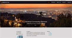 Desktop Screenshot of luelectricinc.com